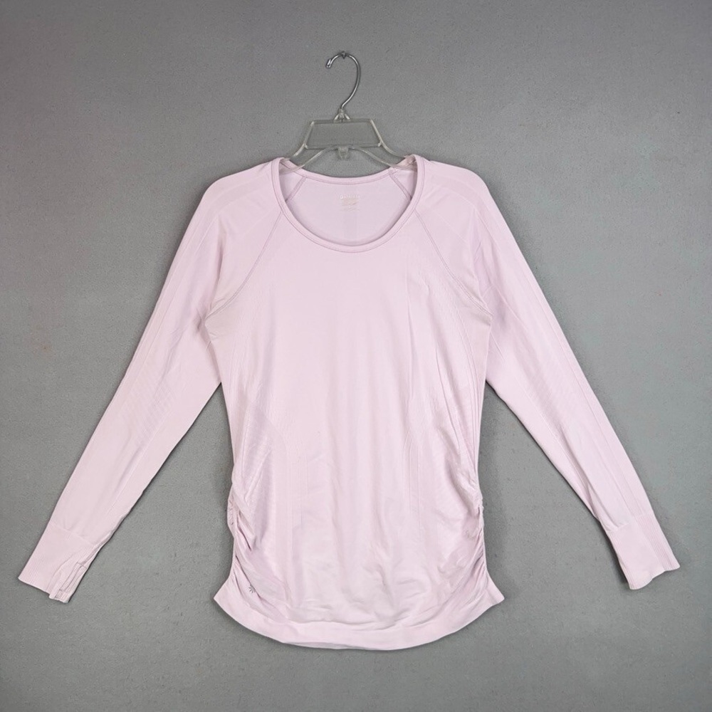 adidas Women's Light Pink Long Golf Sleeve Tee